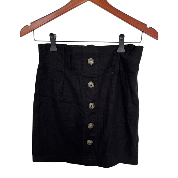 Ardene Dresses & Skirts - 5/20$ Ardene Black Button Skirt size XS